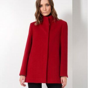 Loro Piana × Cinzia Rocca Icons 100% Lana Wool Short Red Coat